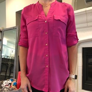 Pink Calvin Klein blouse